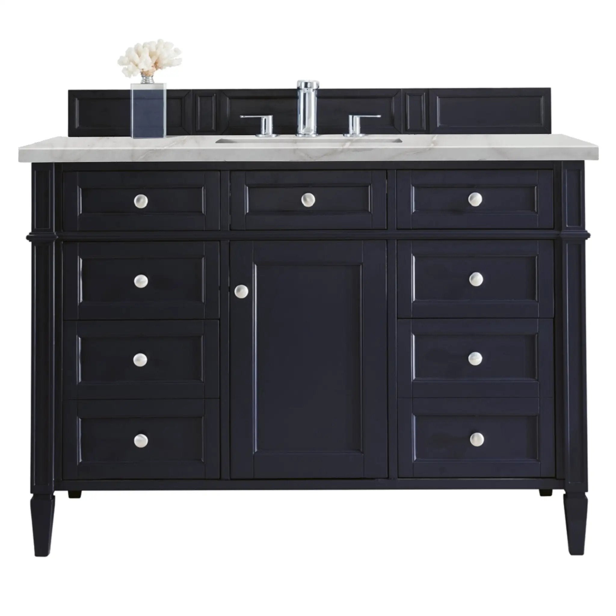 James Martin Brittany 48" Single Vanity Set - Victory Blue by James Martin Vanities