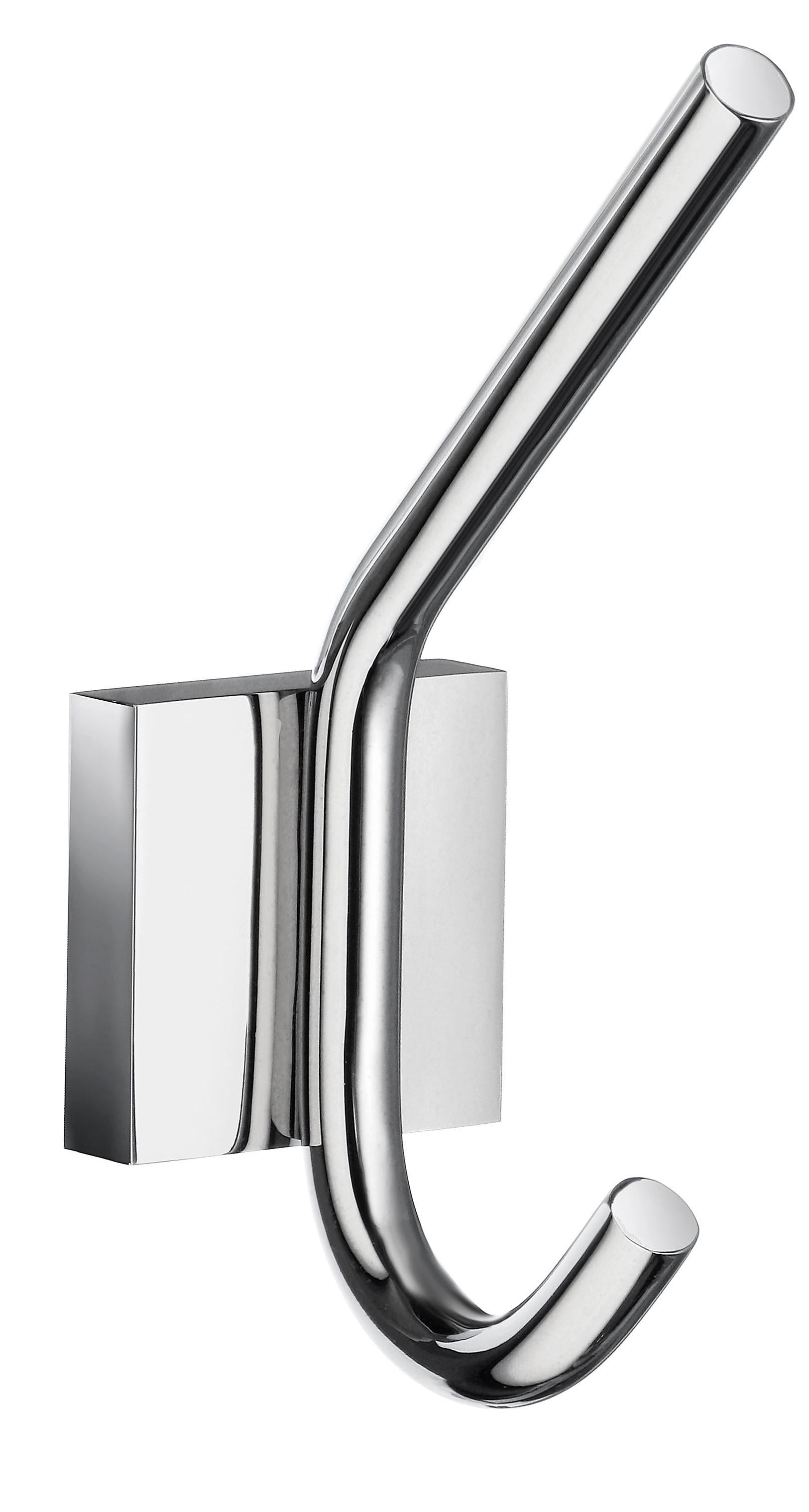 polished chrome robe hook