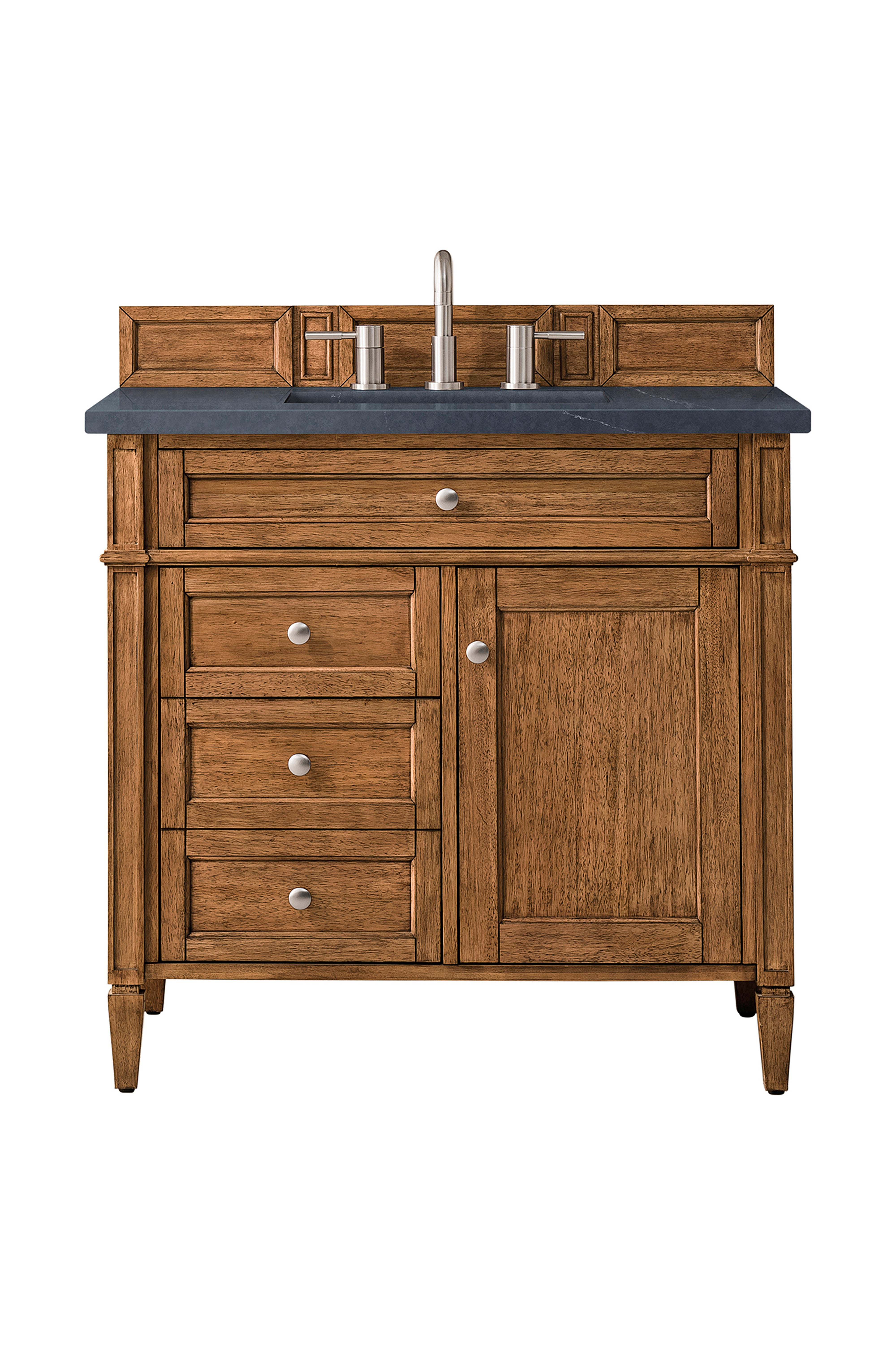James Martin Vanities Brittany 36" Single Vanity - Saddle Brown