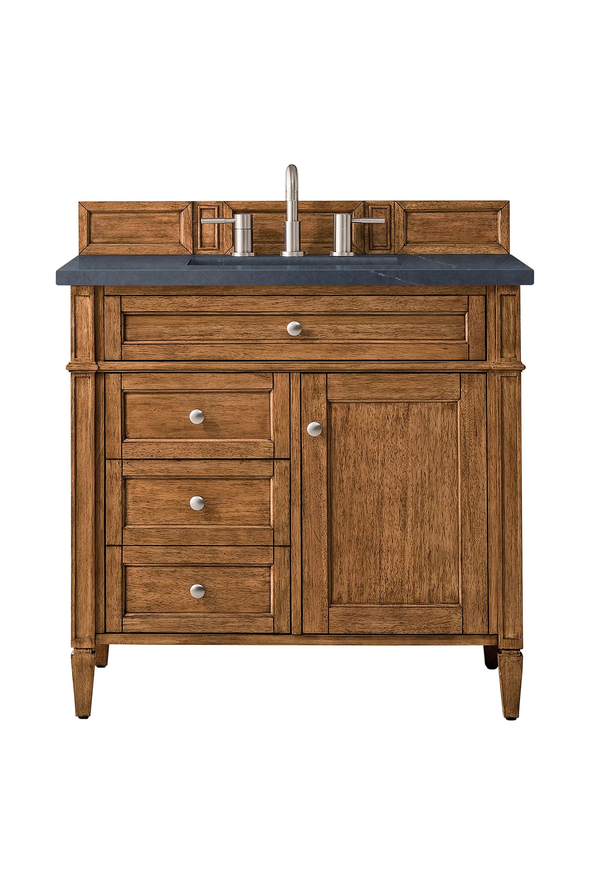 James Martin Brittany 36" Single Vanity Set - Saddle Brown by James Martin Vanities