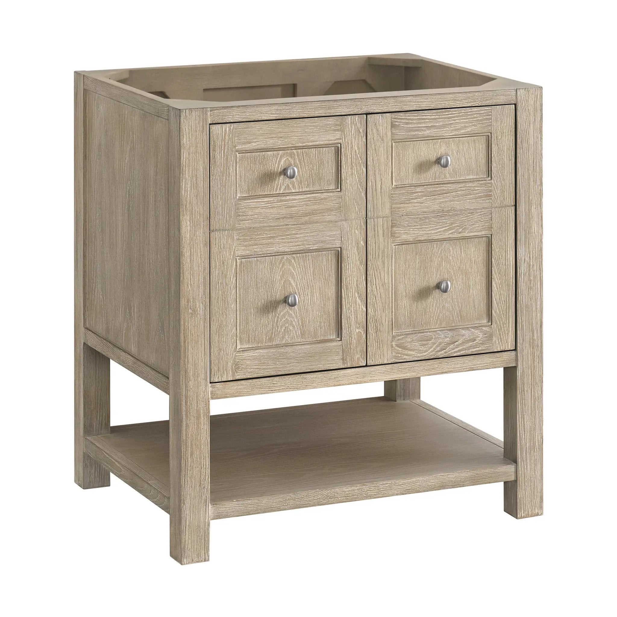 whitewashed oak vanity