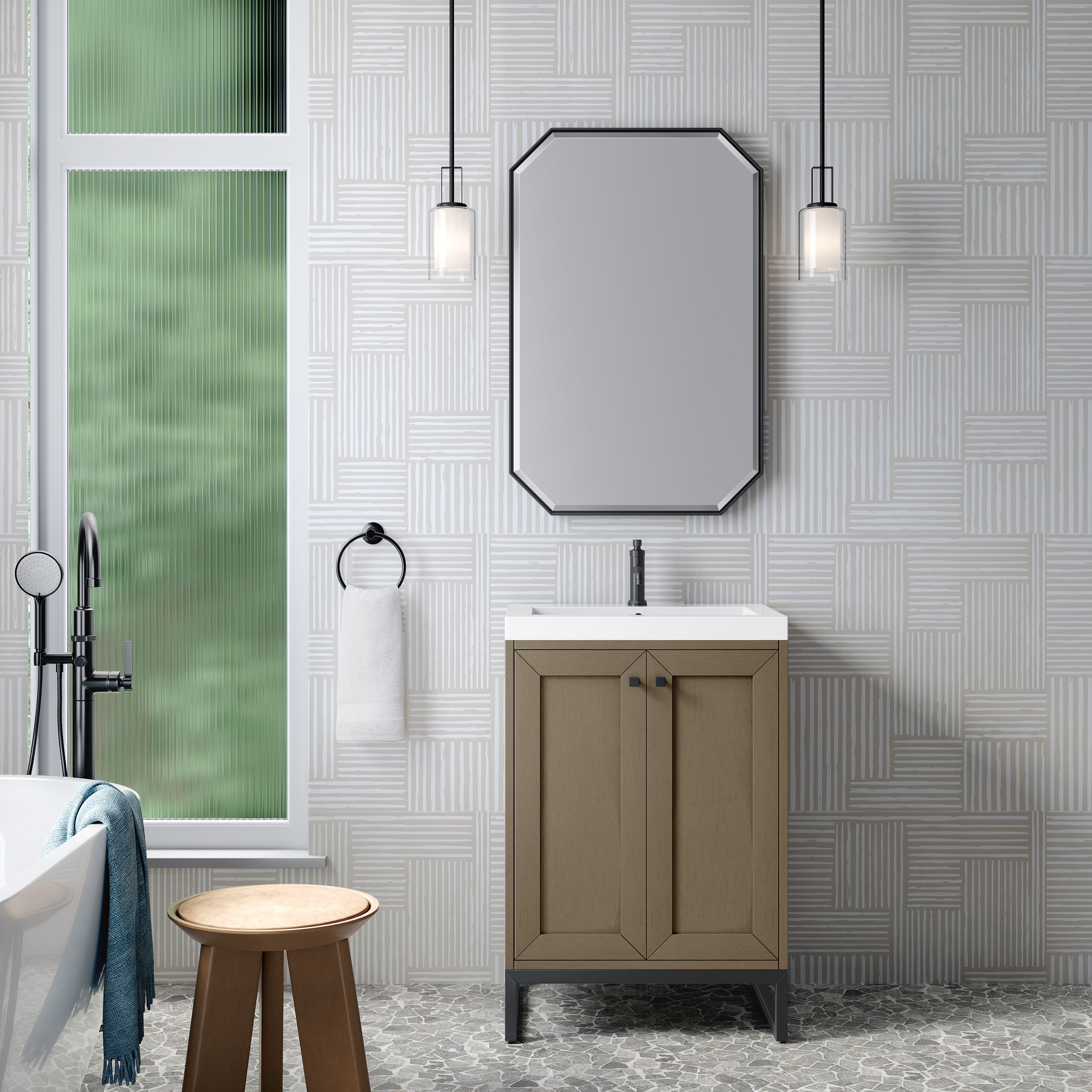 walnut whisper vanity