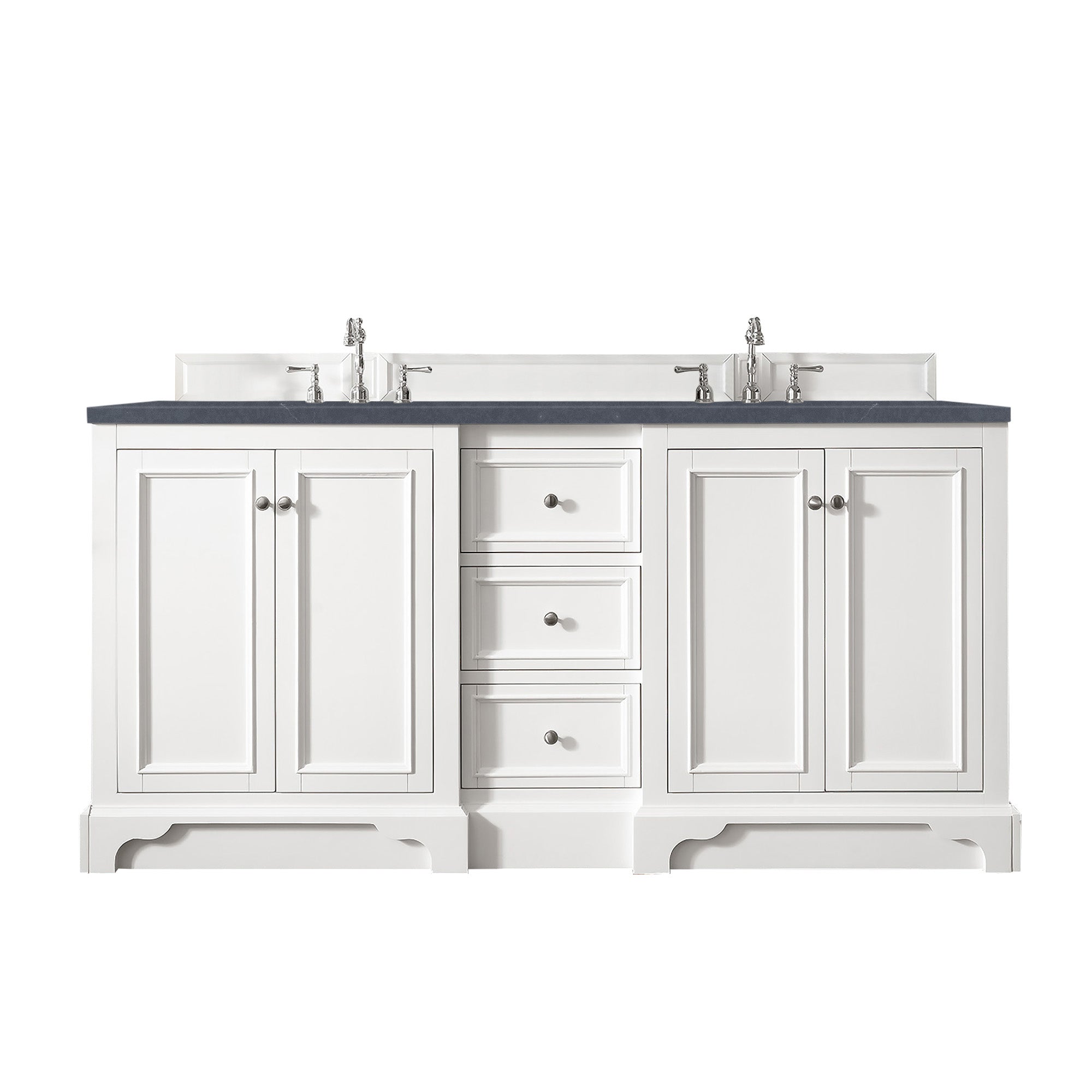 James Martin Vanities De Soto 72" Double Vanity - Bright White