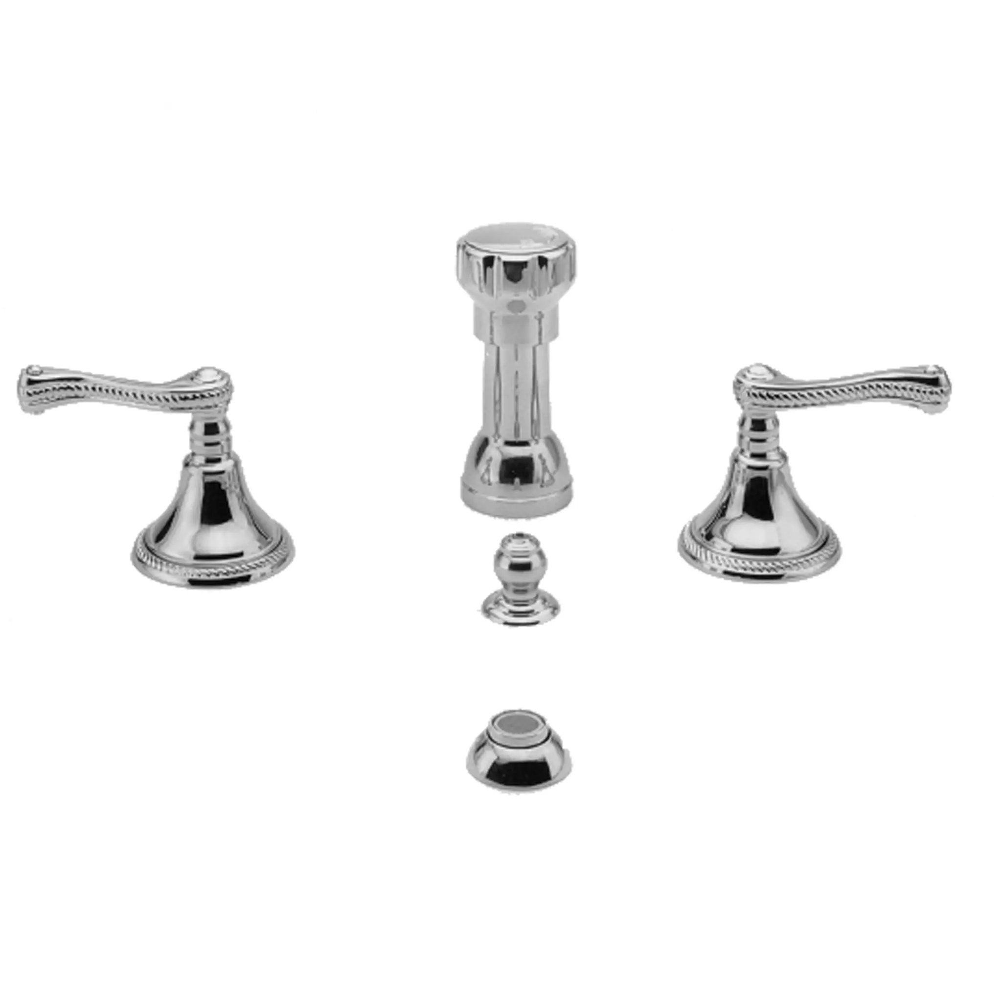 polished chrome bidet set