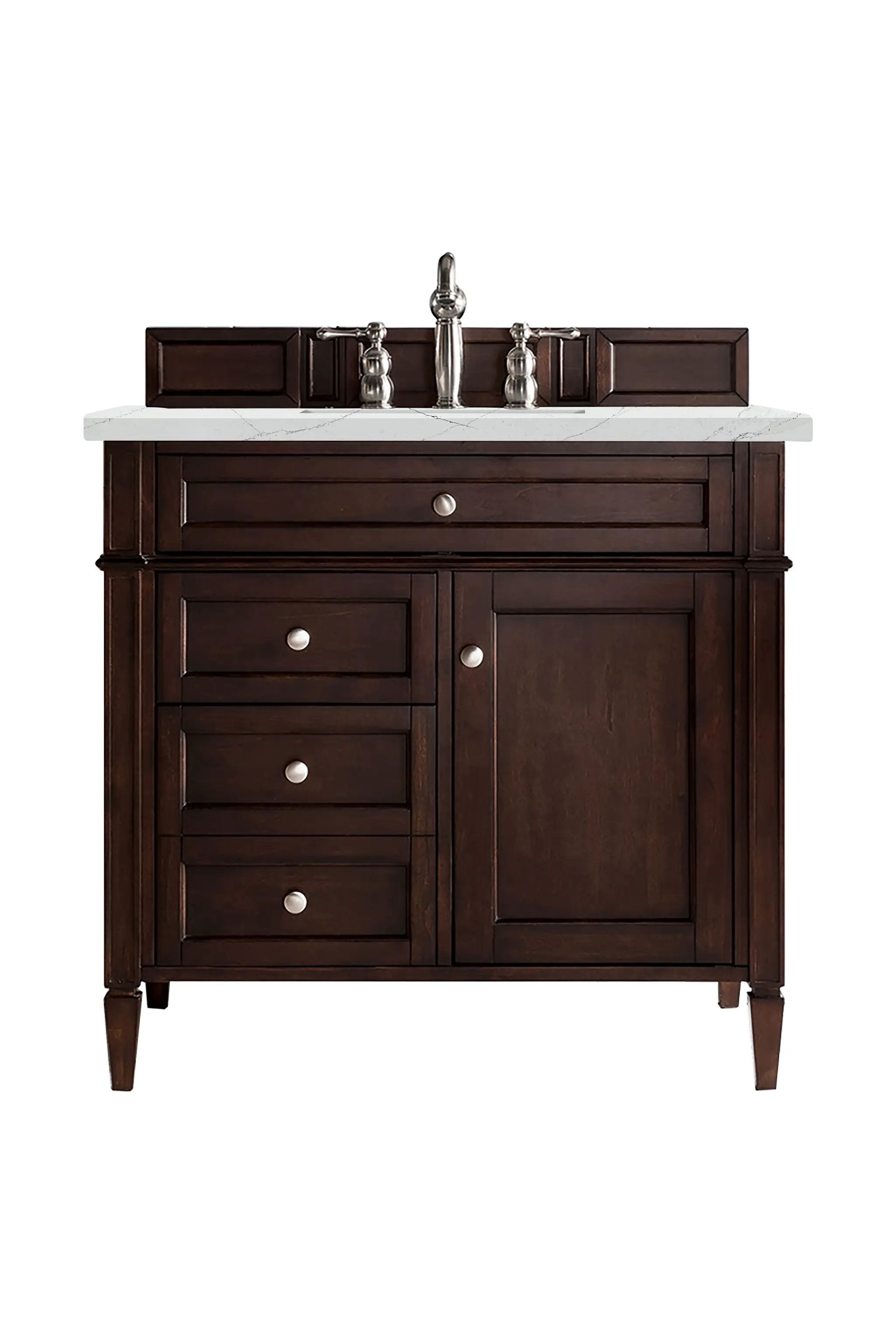 James Martin Brittany 36" Single Vanity Set - Burnished Mahogany by James Martin Vanities
