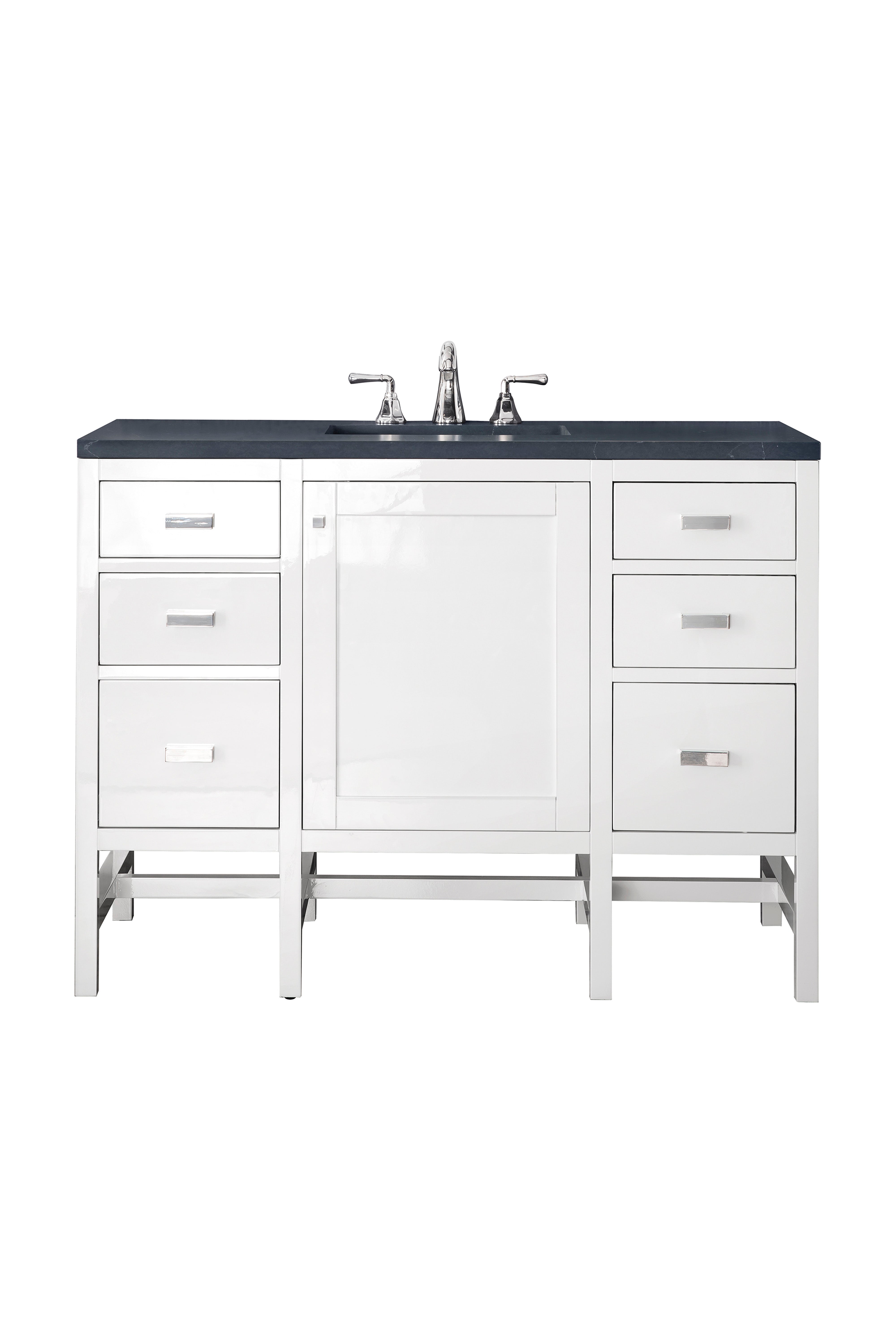 James Martin Vanities Addison 48" Single Vanity - Glossy White