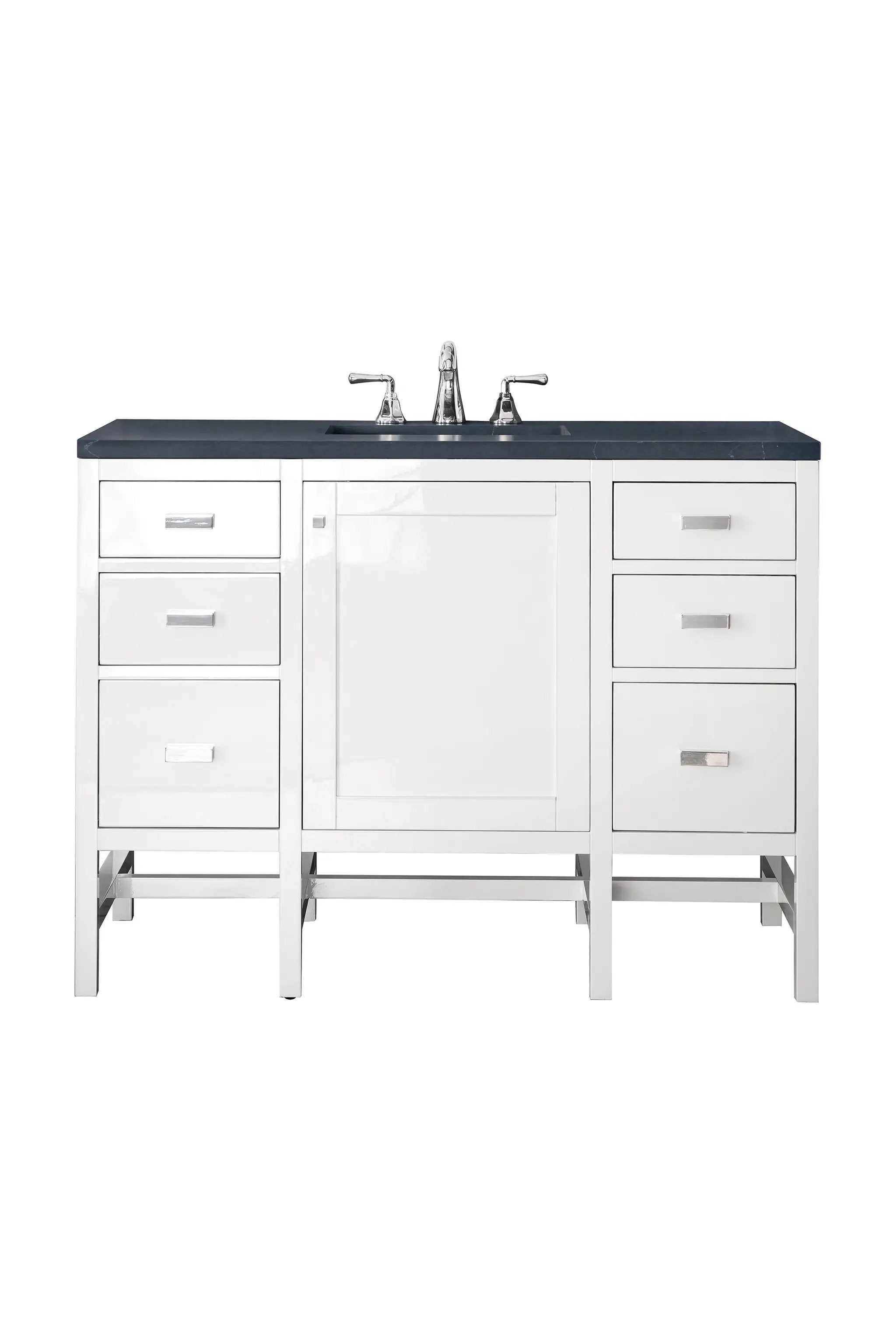 James Martin Addison 48" Single Vanity Set - Glossy White by James Martin Vanities