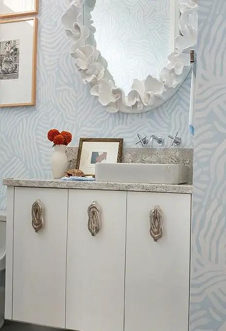 polished nickel pull