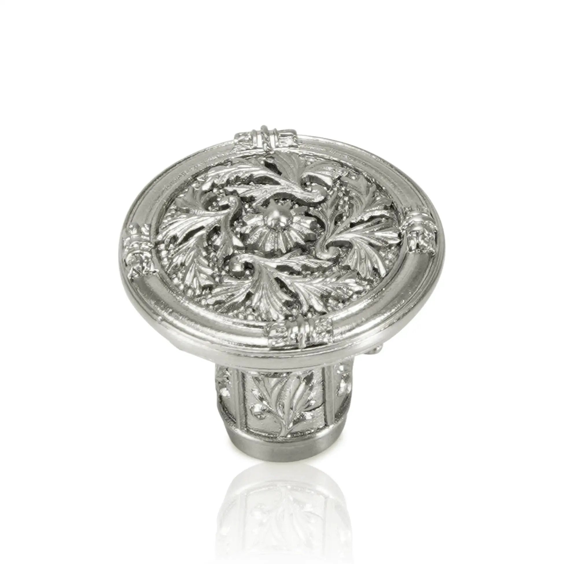 satin nickel knob