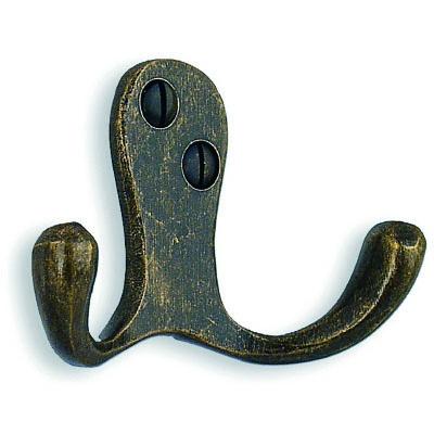 antique brass towel hook