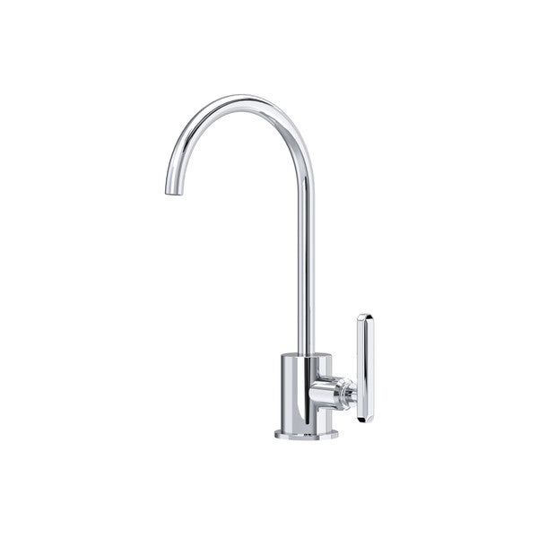 polished chrome kitchen faucet