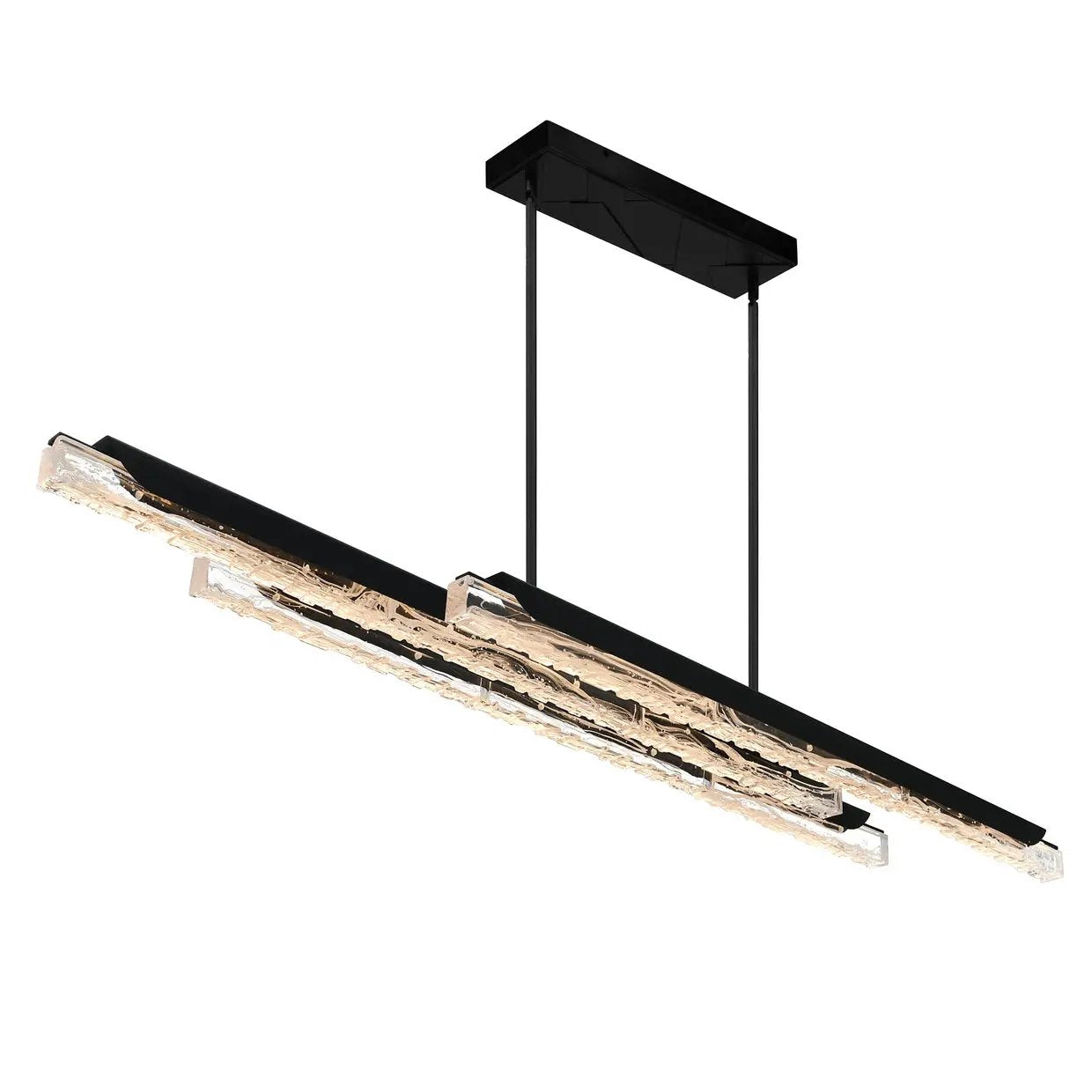 black chandelier