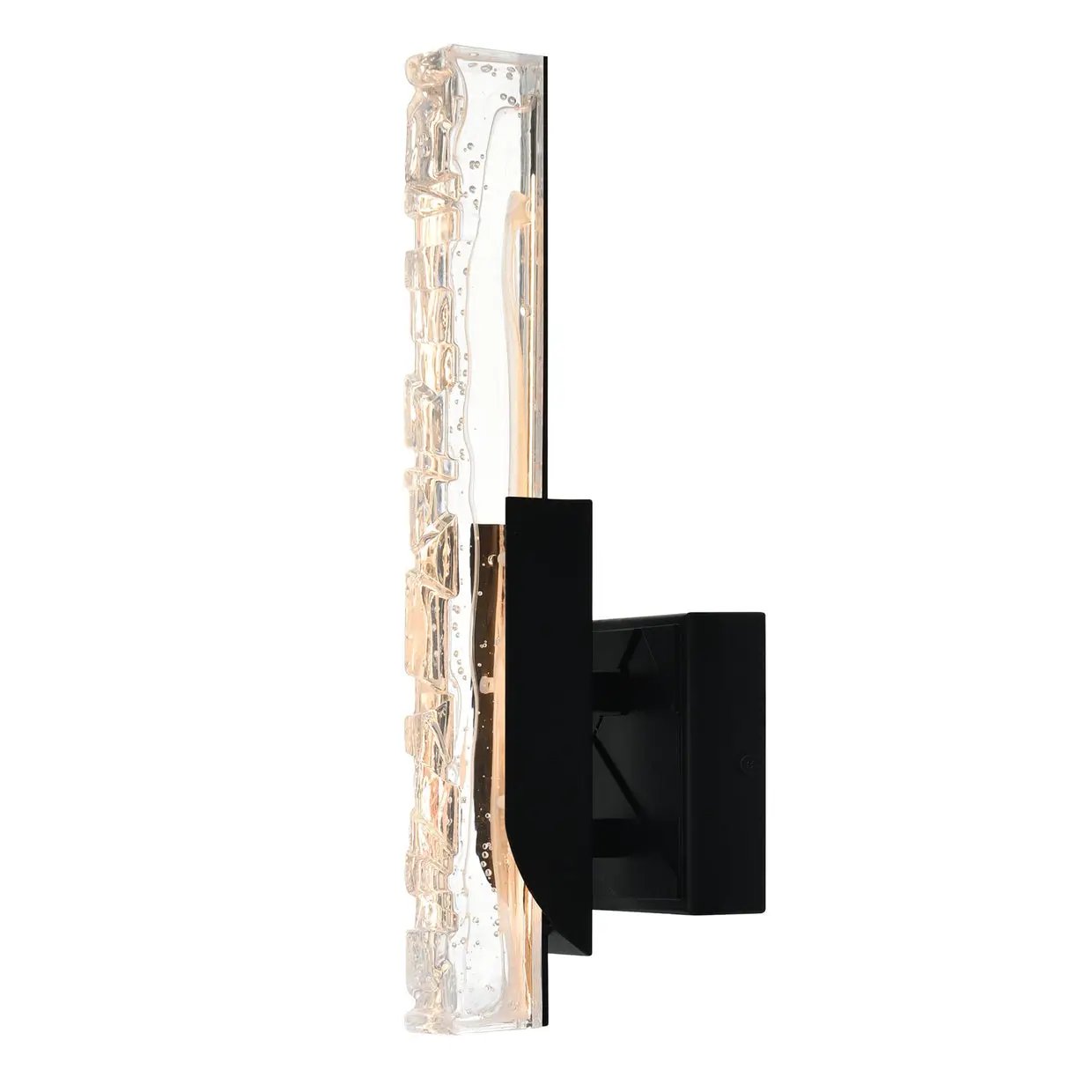 black wall light