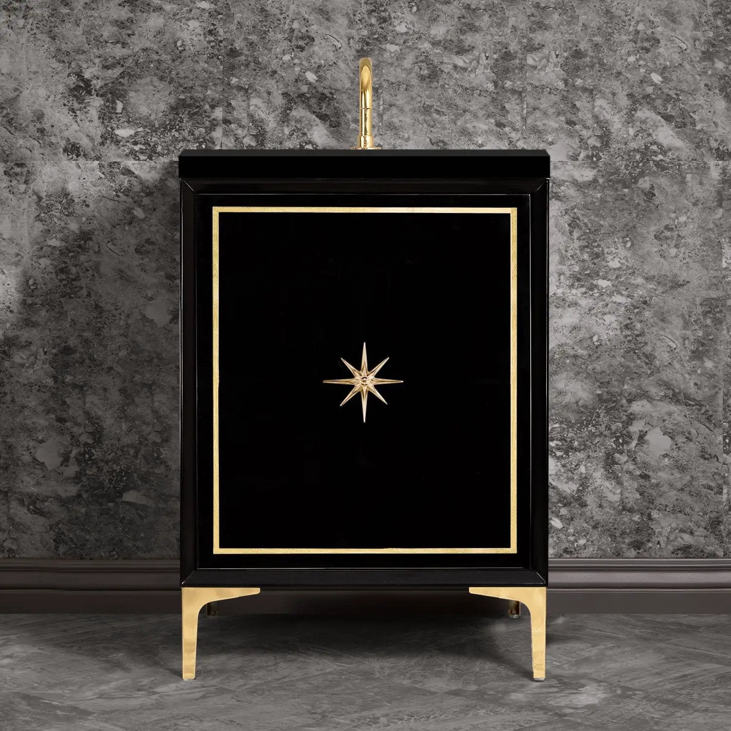 Linkasink Linea with Star Hardware Vanity by Linkasink