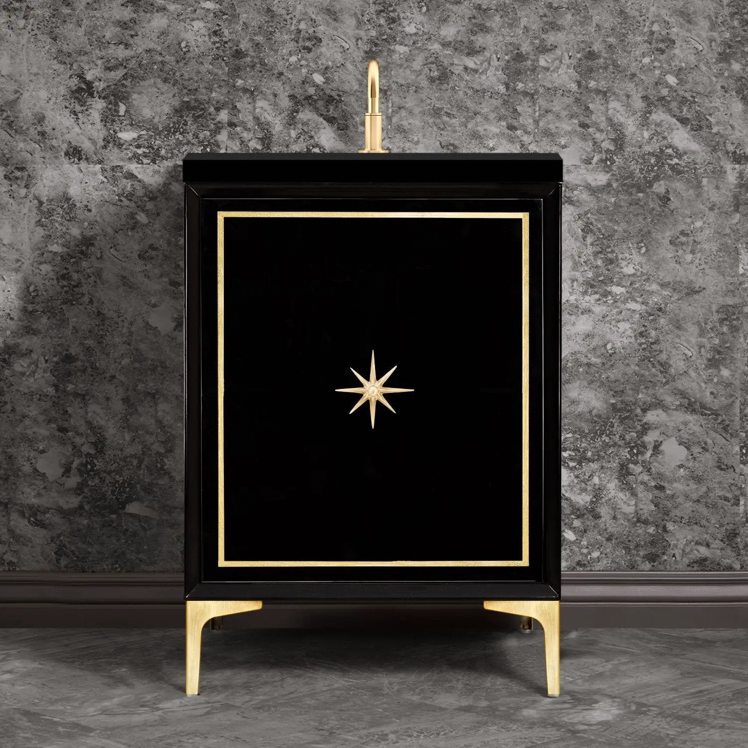 Linkasink Linea with Star Hardware Vanity by Linkasink