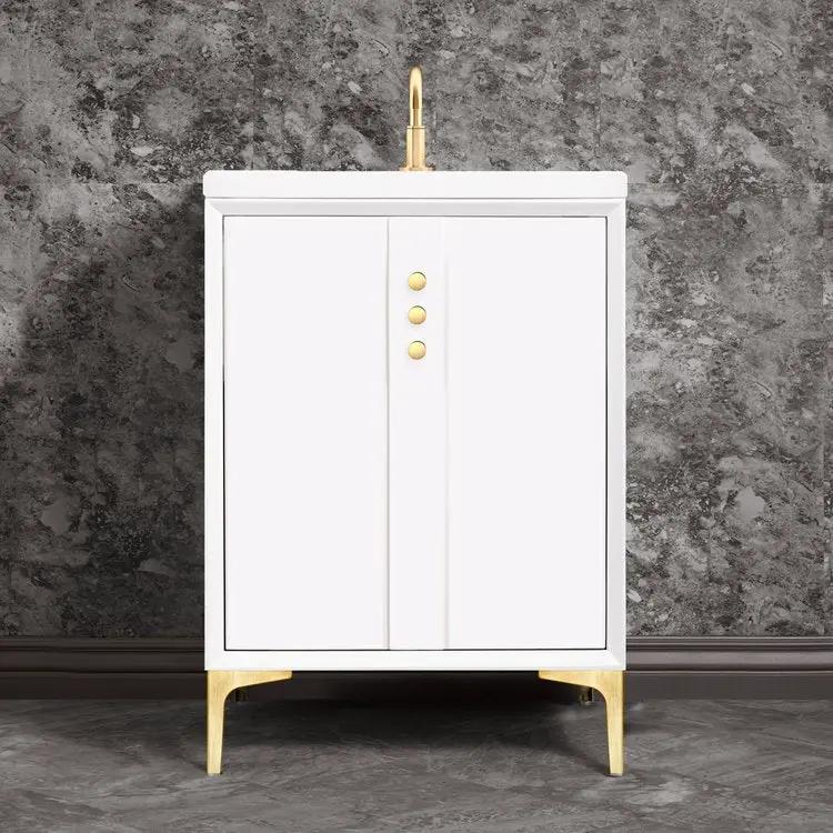 Linkasink Tuxedo with Buttons Pull Vanity by Linkasink