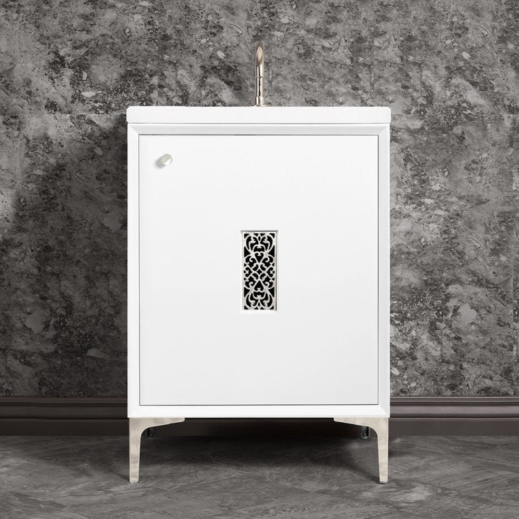 Linkasink Frame with Filigree Deco Grate Vanity
