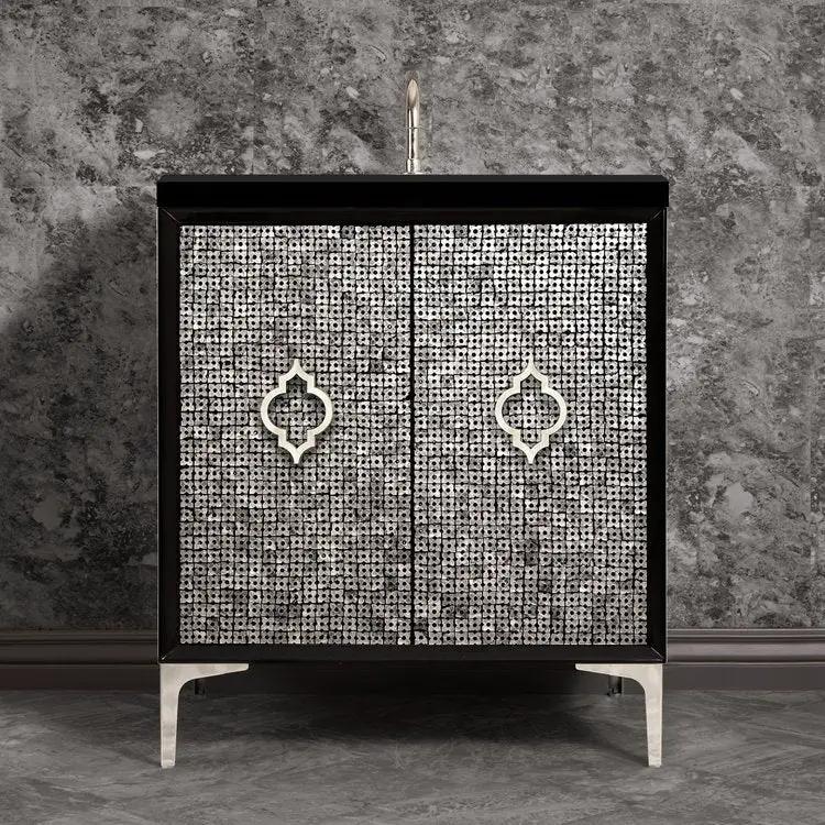 Linkasink Mother of Pearl with Arabesque Pull Vanity by Linkasink