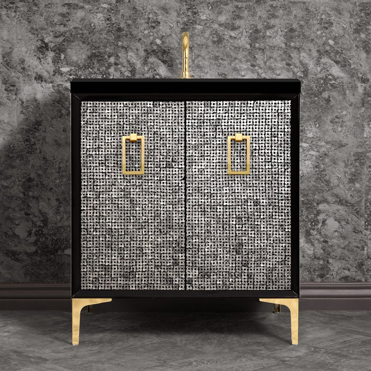 Linkasink Mother of Pearl with Coach Pull Vanity by Linkasink