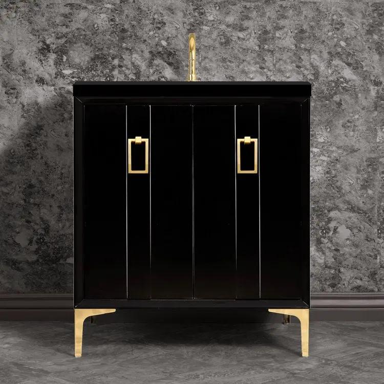 Linkasink Tuxedo with Coach Pull Vanity by Linkasink