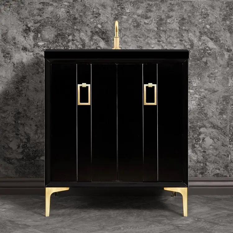 Linkasink Tuxedo with Coach Pull Vanity by Linkasink