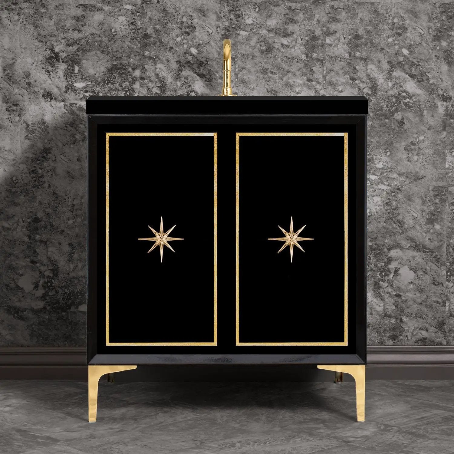 Linkasink Linea with Star Hardware Vanity by Linkasink