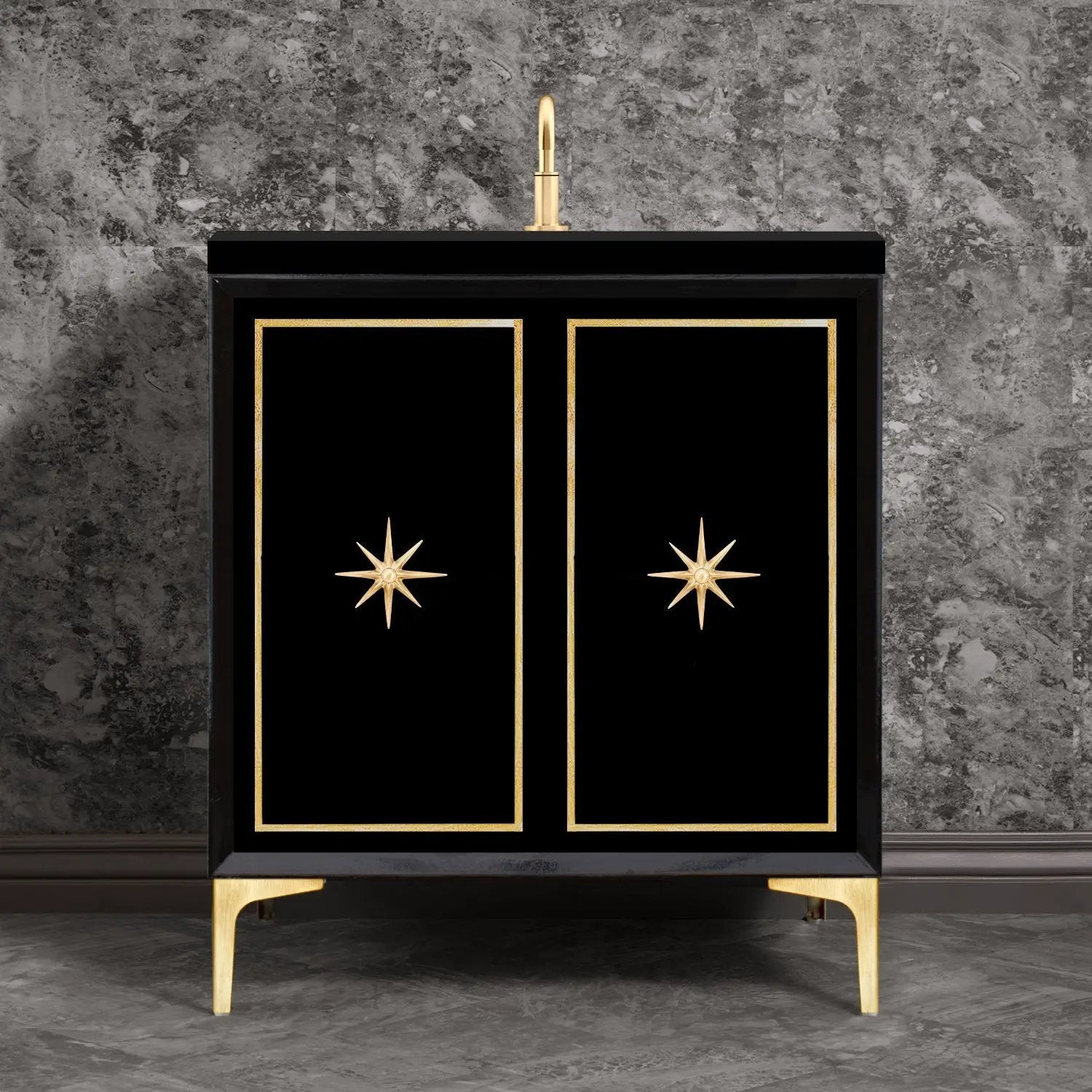 Linkasink Linea with Star Hardware Vanity by Linkasink