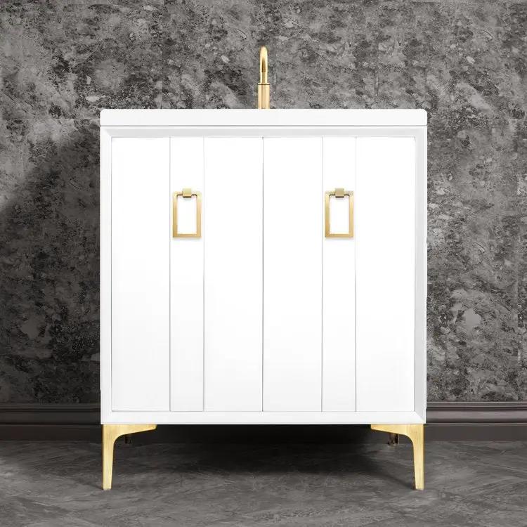 Linkasink Tuxedo with Coach Pull Vanity by Linkasink