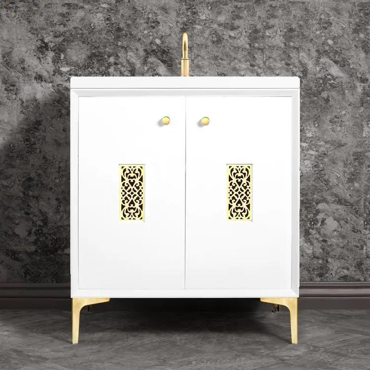 Linkasink Frame with Filigree Deco Grate Vanity by Linkasink