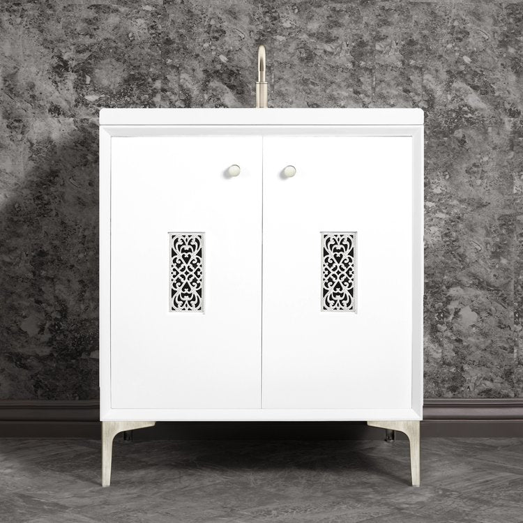 Linkasink Frame with Filigree Deco Grate Vanity
