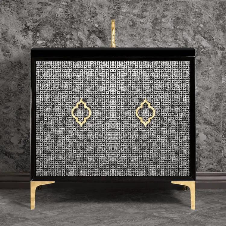 Linkasink Mother of Pearl with Arabesque Pull Vanity by Linkasink