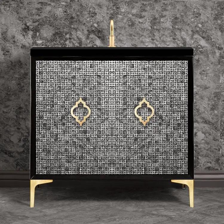 Linkasink Mother of Pearl with Arabesque Pull Vanity by Linkasink