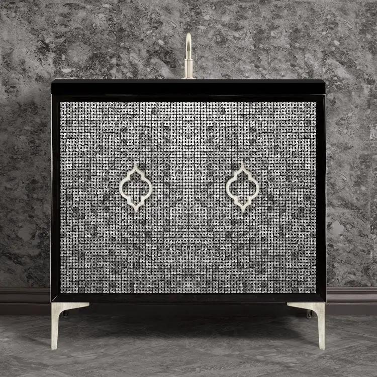 Linkasink Mother of Pearl with Arabesque Pull Vanity by Linkasink