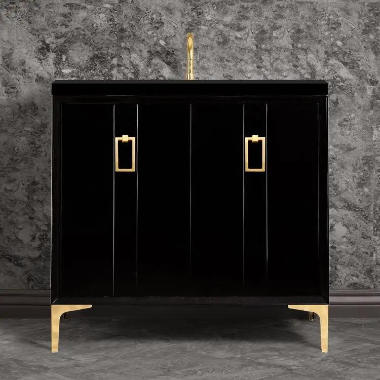 Linkasink Tuxedo with Coach Pull Vanity by Linkasink