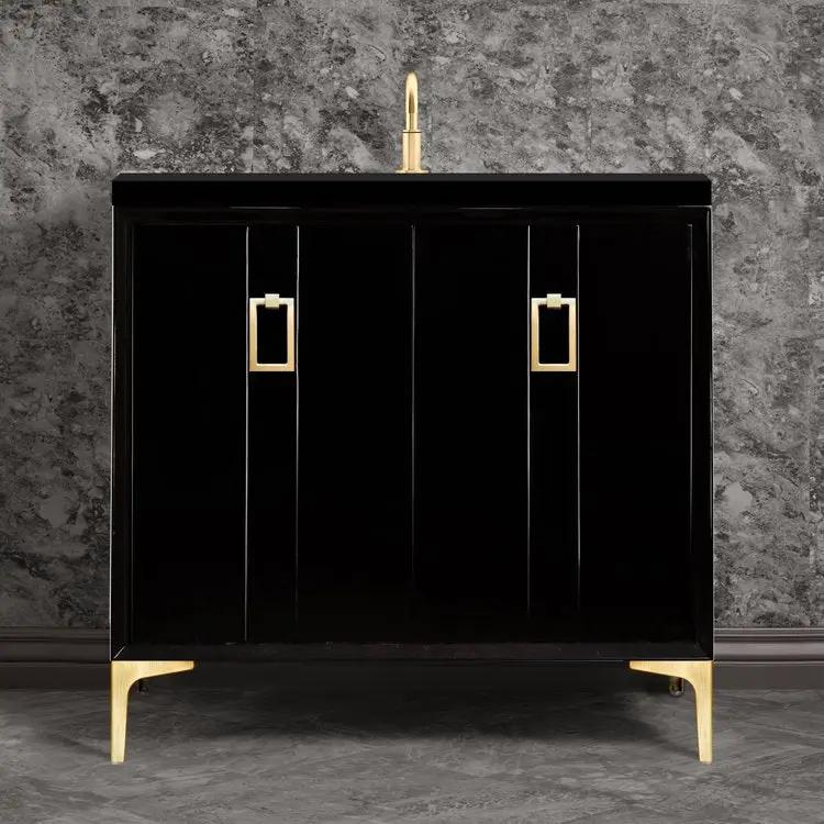 Linkasink Tuxedo with Coach Pull Vanity by Linkasink