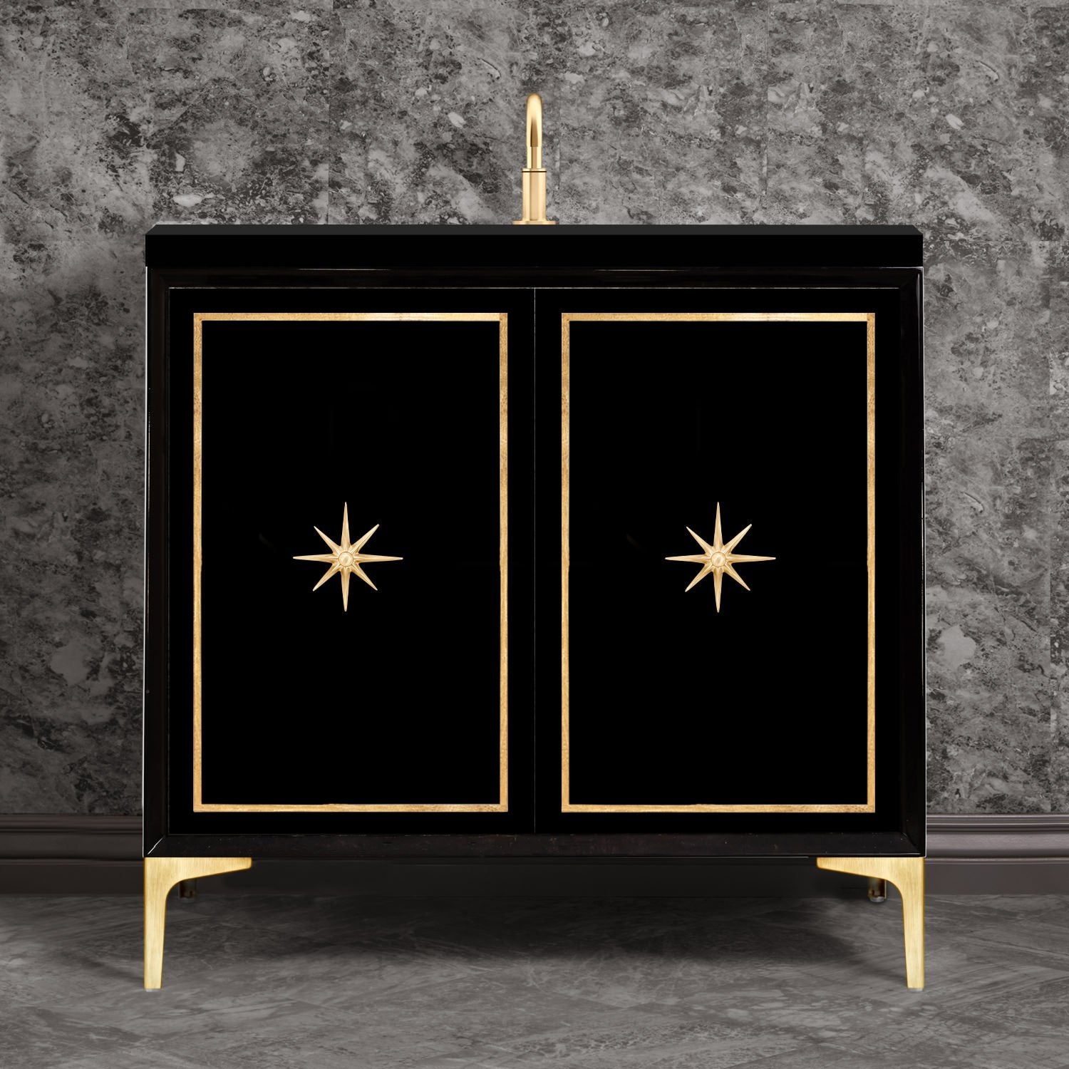 Linkasink Linea with Star Hardware Vanity