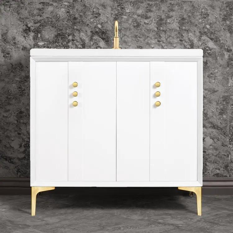 Linkasink Tuxedo with Buttons Pull Vanity by Linkasink