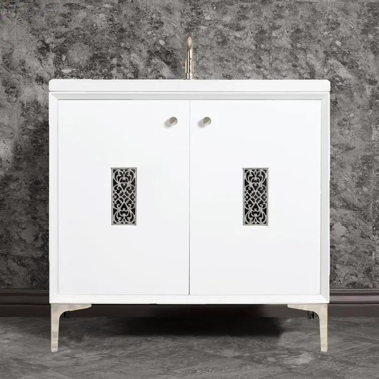 Linkasink Frame with Filigree Deco Grate Vanity by Linkasink