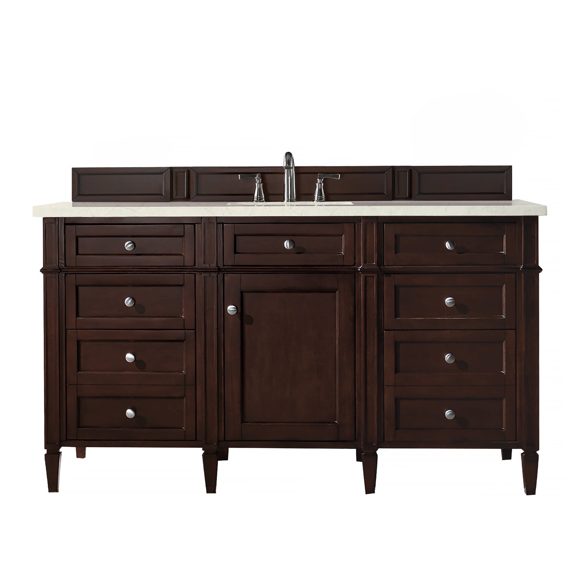 James Martin Brittany 60" Single Vanity Set - Burnished Mahogany by James Martin Vanities