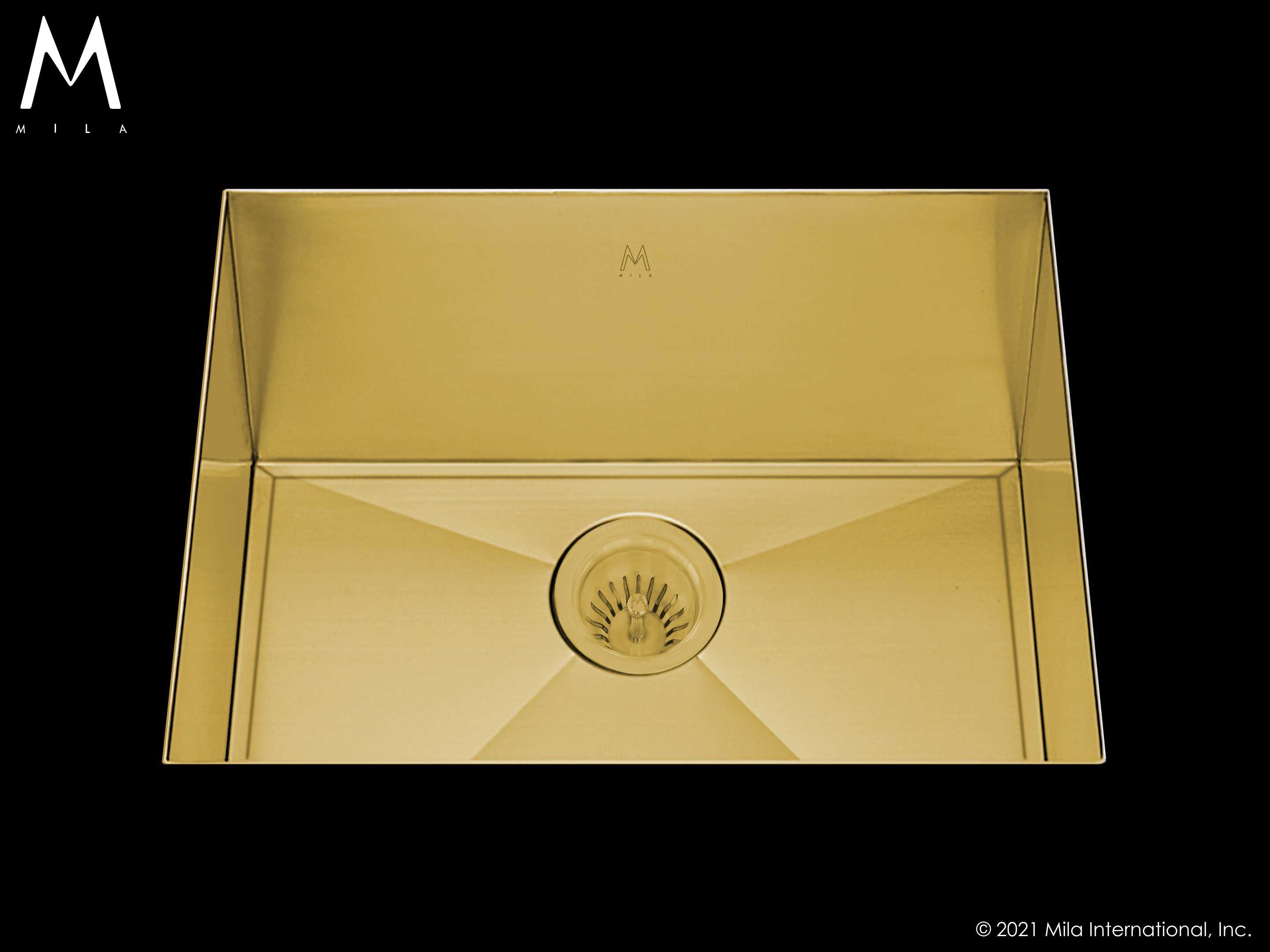 MILA ORION Single Bowl Under Mount 23 x 17 Kitchen Sink