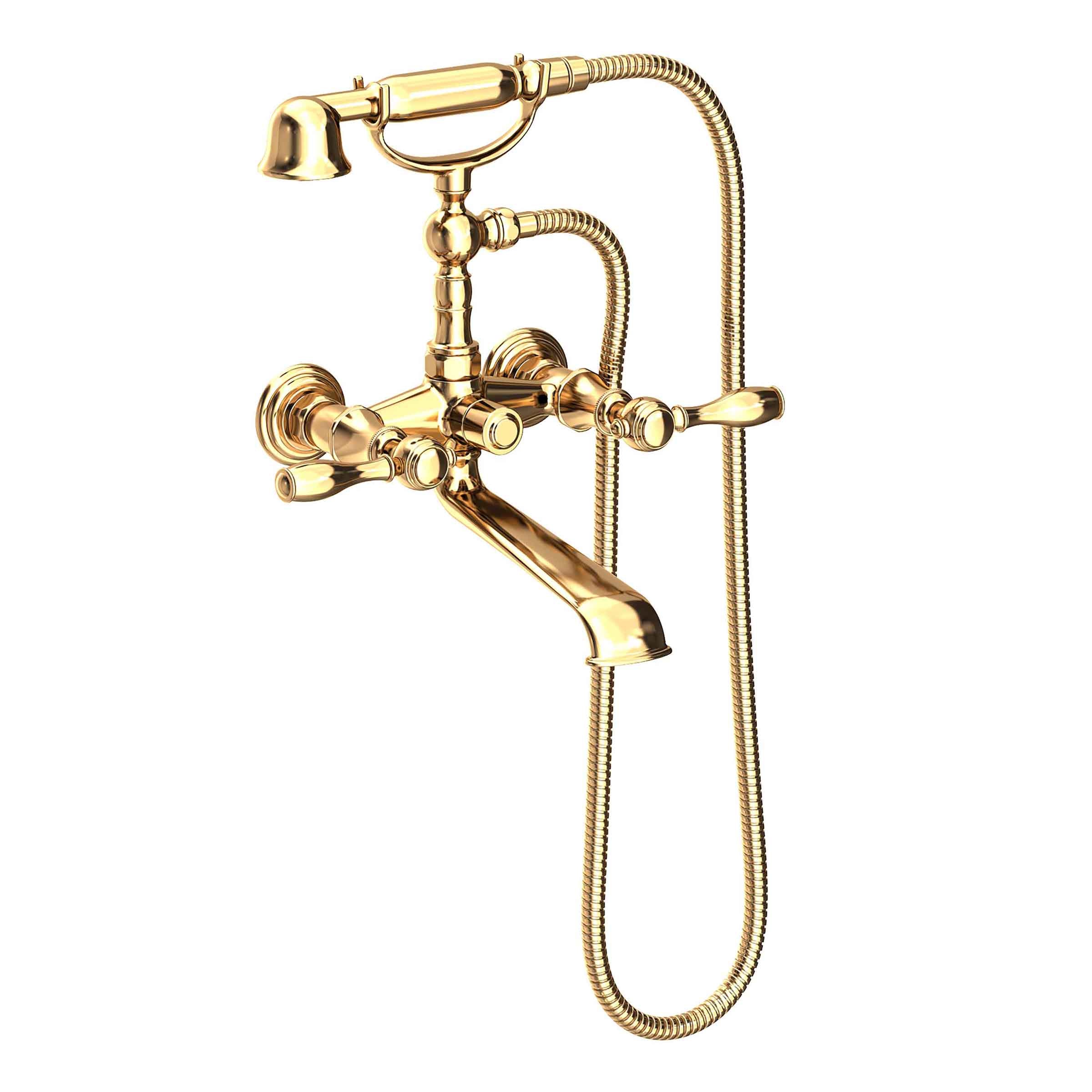 Newport Brass Victoria Exposed Tub & Hand Shower Set - Wall Mount