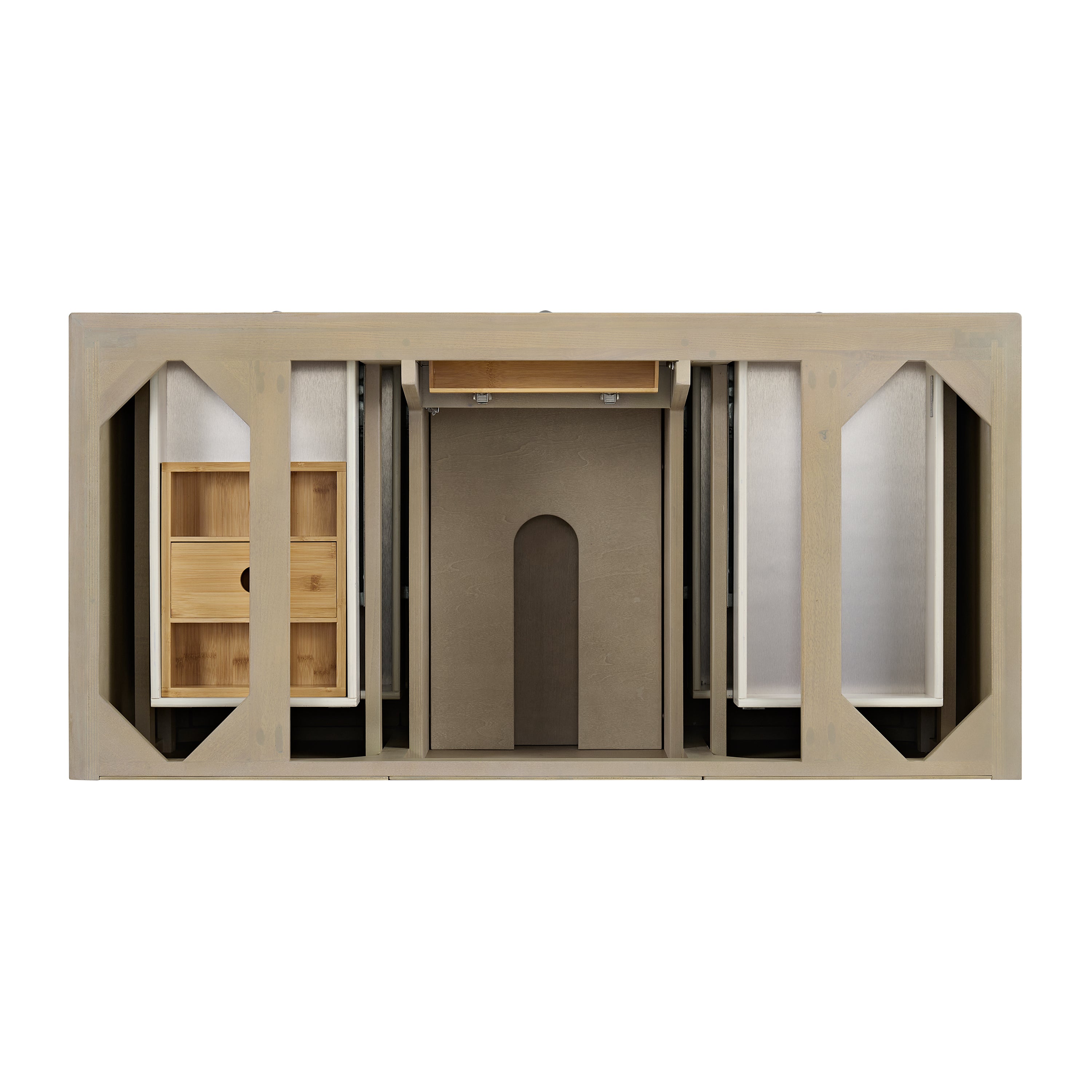 arctic fall solid surface top vanity