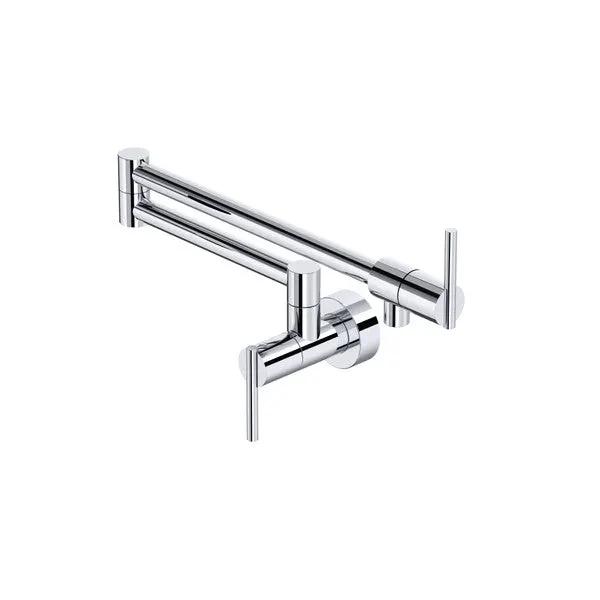 polished chrome pot filler