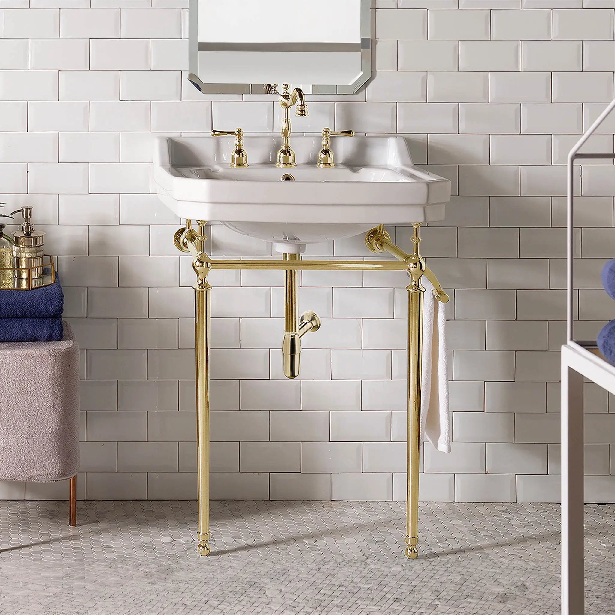 brass consoles