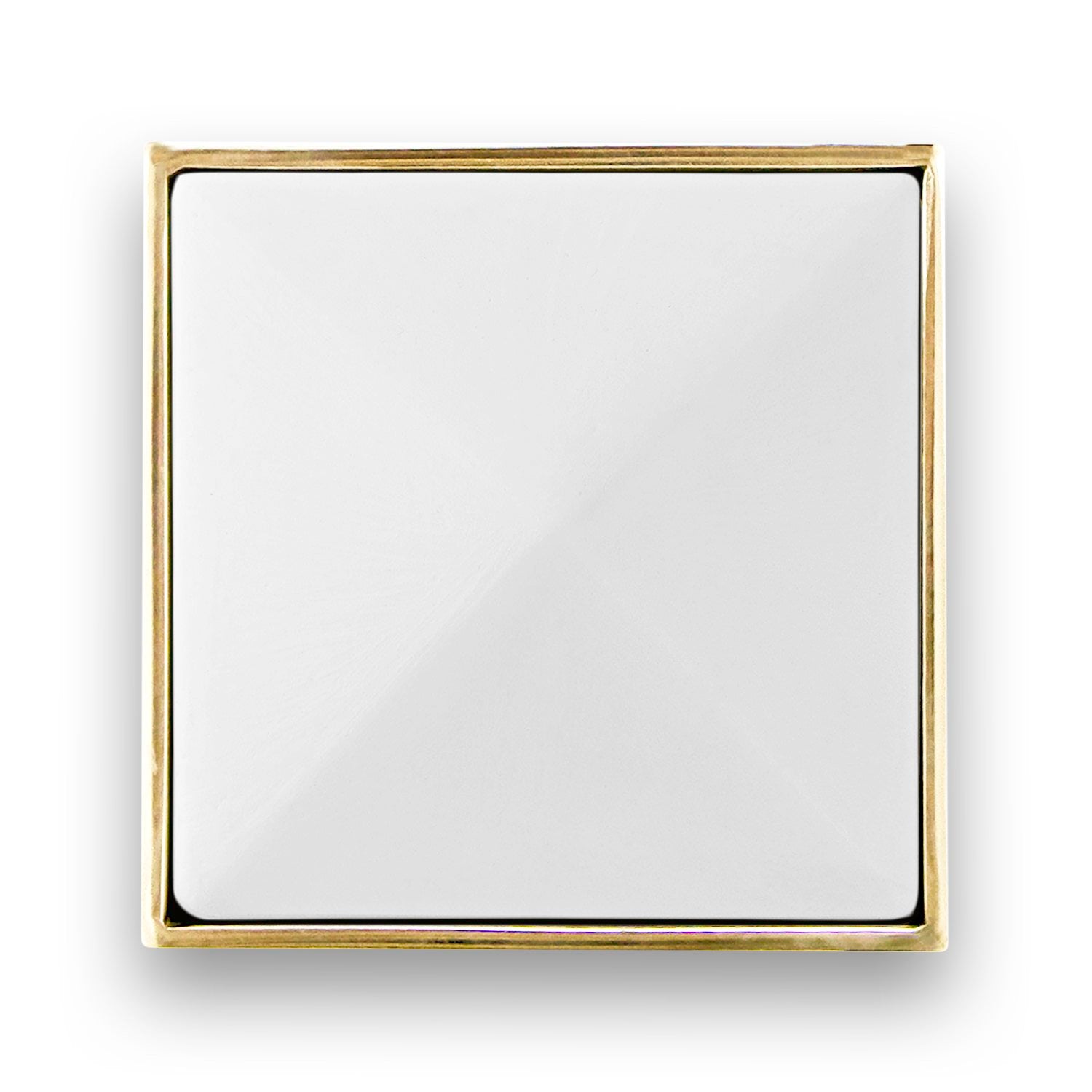 Linkasink 3" Artisan Glass Prism Hardware with White Glass by Linkasink