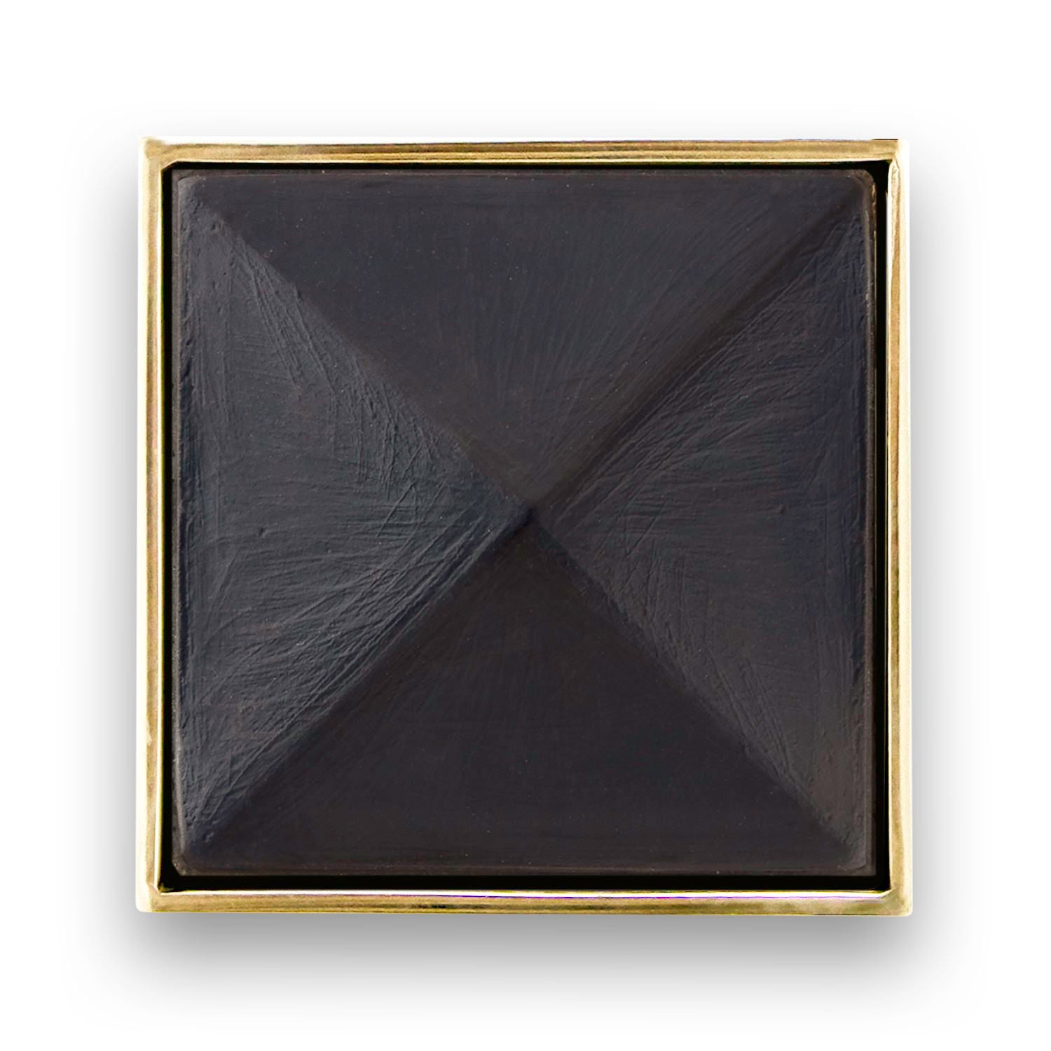 Linkasink 3" Artisan Glass Prism Hardware with Black Glass