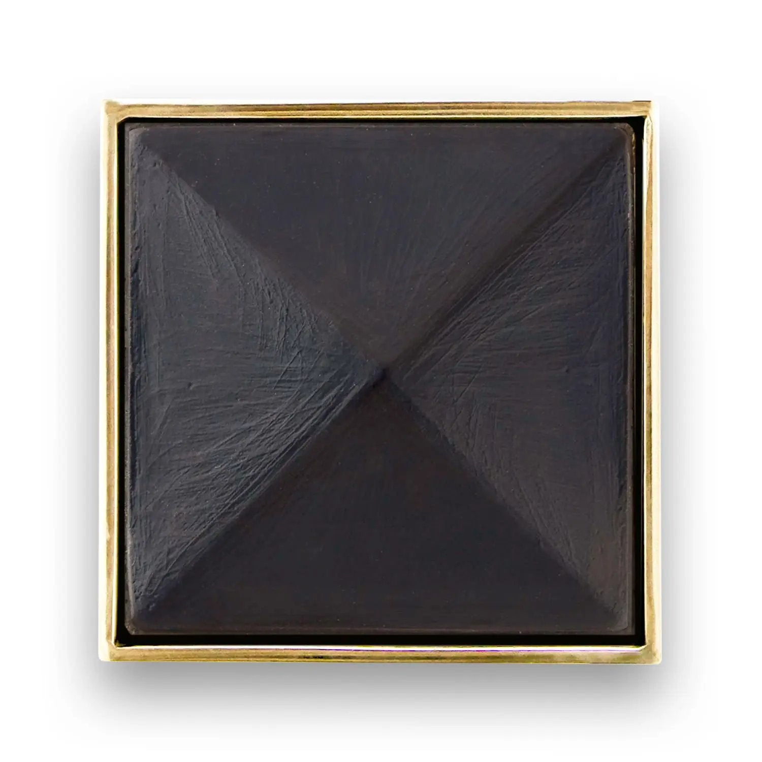 Linkasink 3" Artisan Glass Prism Hardware with Black Glass by Linkasink