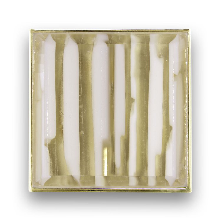 polished brass handle