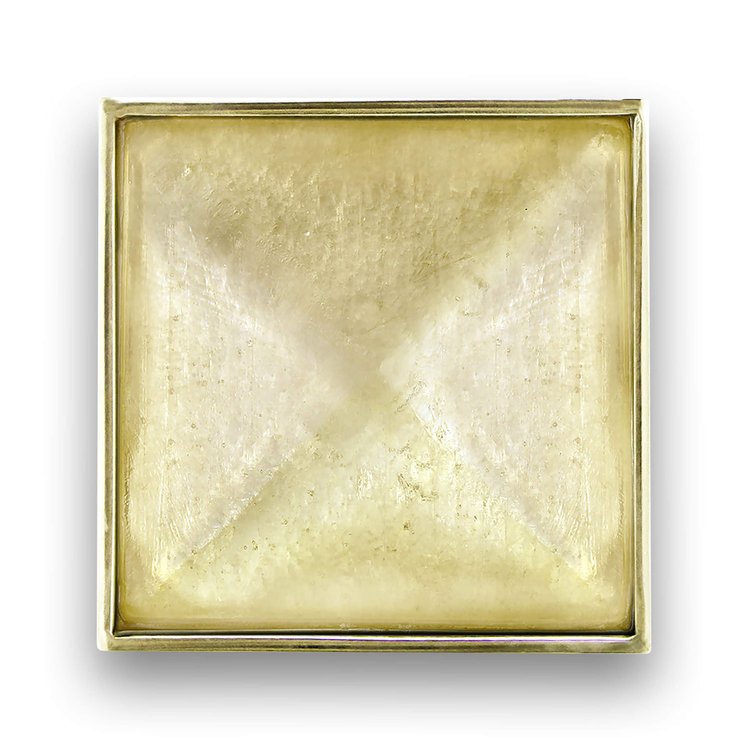 polished brass handle