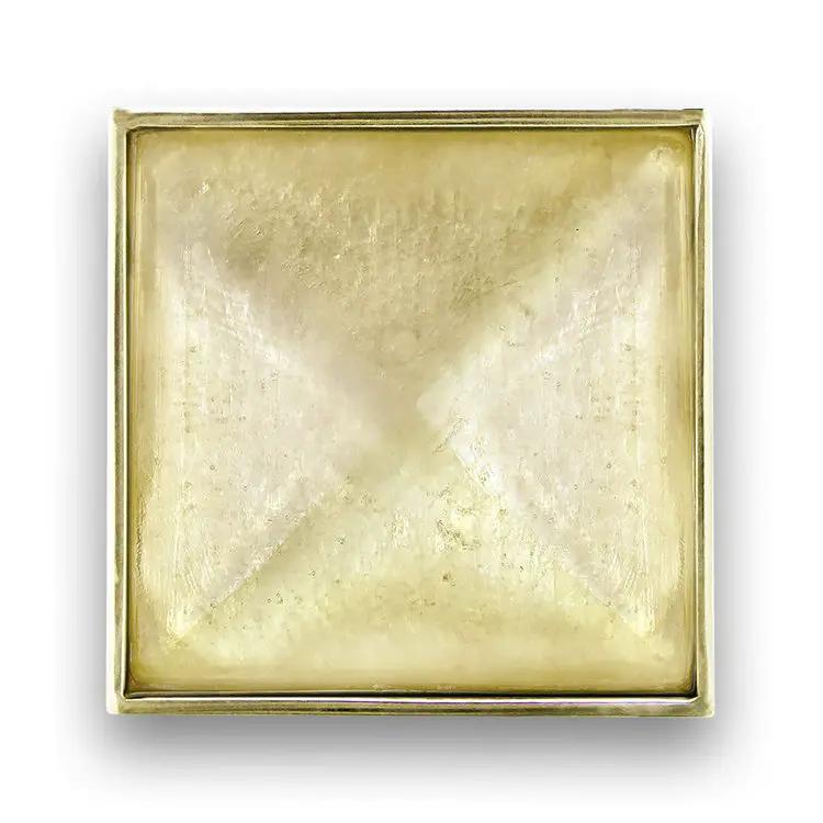 polished brass handle